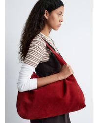 & Other Stories - Grand Sac Cabas En Daim - Lyst