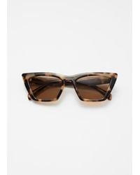 & Other Stories - Eckige Cateye-Sonnenbrille - Lyst