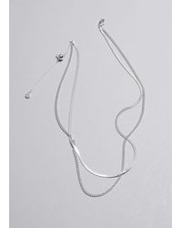 & Other Stories - Double Chain Necklace - Lyst