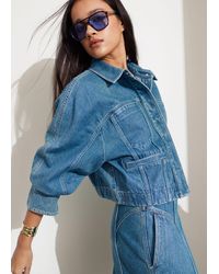 & Other Stories - Cropped Denim Jacket - Lyst