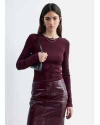 & Other Stories - Ribbed Long-Sleeve Top - Lyst