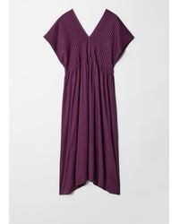 & Other Stories - Pleated Dolman Midi Dress - Lyst