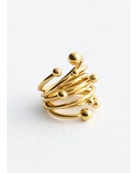 & Other Stories - Spherical Stacked Ring - Lyst