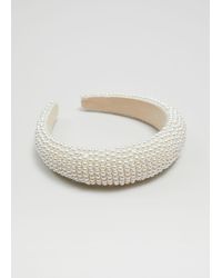 & Other Stories - Pearl-embellished Alice Headband - Lyst