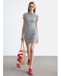 & Other Stories - Cotton Jersey Mini Dress - Lyst