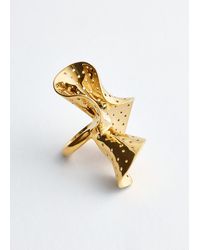 & Other Stories - Sculptural Brass Ring - Lyst