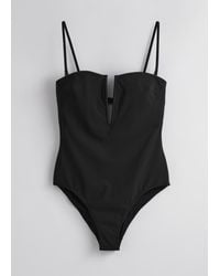 & Other Stories - V-Cut Swimsuit - Lyst