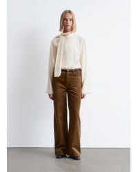 & Other Stories - Wide-Leg Corduroy Trousers - Lyst