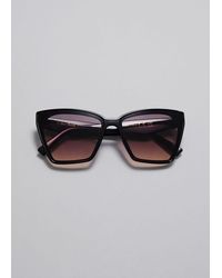 & Other Stories - Oversized Cat-eye Sunglasses - Lyst