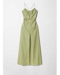 & Other Stories - Open-Back Wide-Leg Jumpsuit - Lyst