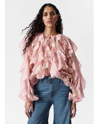& Other Stories - Ruffle Blouse - Lyst