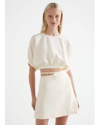white linen skirts sale