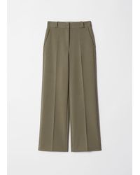 & Other Stories - Straight Press-Crease Trousers - Lyst