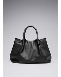 & Other Stories - Classic Leather Tote - Lyst