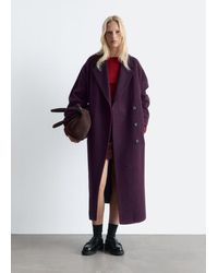 & Other Stories - Voluminous Belted Wool Coat - Lyst