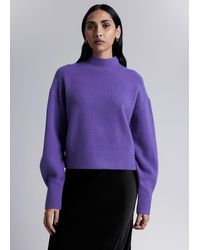 & Other Stories - Mock-neck Sweater - Lyst