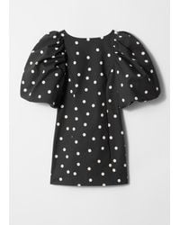 & Other Stories - Minikleid Mit Puffärmeln - Lyst