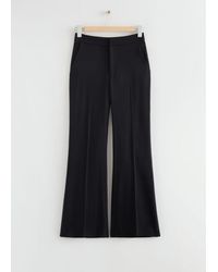 & Other Stories - Tailored Flared Trousers - Lyst