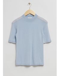 & Other Stories - Delicate Knit T-shirt - Lyst