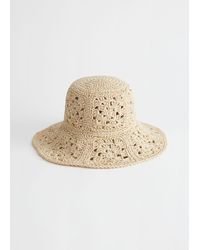 & Other Stories - Crocheted Straw Bucket Hat - Lyst