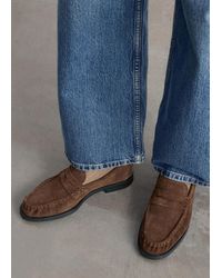 & Other Stories - Split Suede Penny Loafers - Lyst