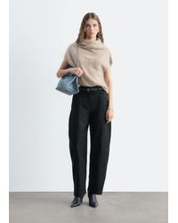 & Other Stories - Cotton Twill Barrel Leg Trousers - Lyst