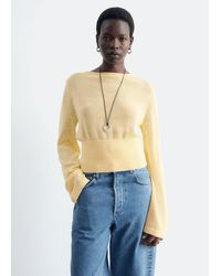 & Other Stories - Rolled Edge Boat-Neck Top - Lyst