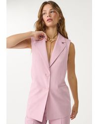 Stradivarius - Gilet Regular Basic - Lyst
