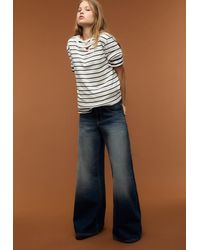 Stradivarius - Maglietta Basic Regular Fit Heavy Weight A Righe - Lyst