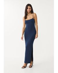 Stradivarius - Vestito Lungo Con Bretelle - Lyst
