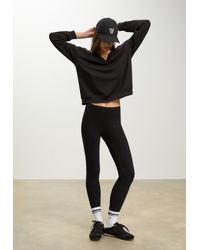 Stradivarius - Legging Cotone Cucitura Invisibile - Lyst