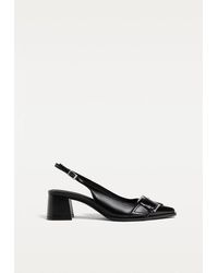 Stradivarius - Ballerine Con Tacco E Fibbia - Lyst