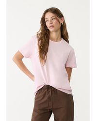 Stradivarius - Maglietta Basic Boxy Heavy Weight - Lyst