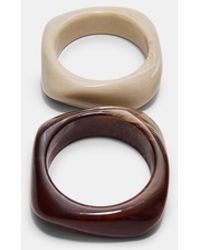 Stradivarius - Set Di 2 Bracciali Rigidi - Lyst