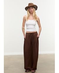 Stradivarius - Top Basic Con Spalline - Lyst