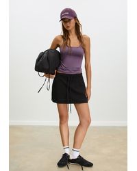 Stradivarius - Maglietta Basica Con Spalline - Lyst