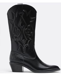Stradivarius - Stivali Cowboy Con Tacco - Lyst