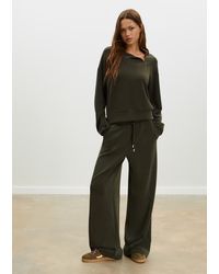 Stradivarius - Felpa Con Cerniera Laterale Morbida Al Tatto - Lyst