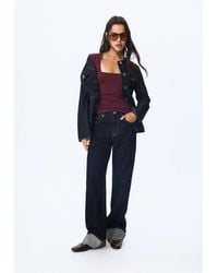 Stradivarius - Maglietta Basica Scollo Quadrato - Lyst