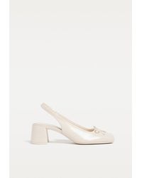 Stradivarius - Ballerine Con Tacco E Fiocco - Lyst