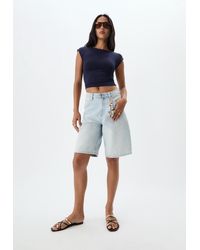 Stradivarius - Maglietta Con Schiena Scoperta - Lyst