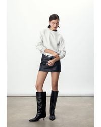 Stradivarius - D62 Pantaloncino A Gonna Mini Effetto Pelle - Lyst