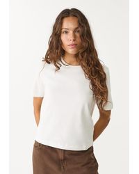 Stradivarius - Maglietta Basic Regular Fit Heavy Weight - Lyst