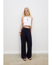 Stradivarius - Pantalone Elegante Gamba Larga - Lyst