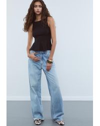 Stradivarius - Top Baschina Senza Maniche - Lyst