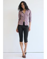 Stradivarius - Camicia Basic Fitted A Righe - Lyst