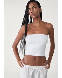 Stradivarius - Top A Fascia Basic - Lyst
