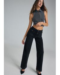 Stradivarius - D77 Jeans Minimal Con Tasche - Lyst