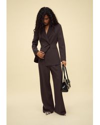 Stradivarius - Blazer Slim Fit Doppiopetto A Righe - Lyst