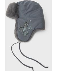 Stradivarius - Berretto Aviatore Con Brillantini - Lyst